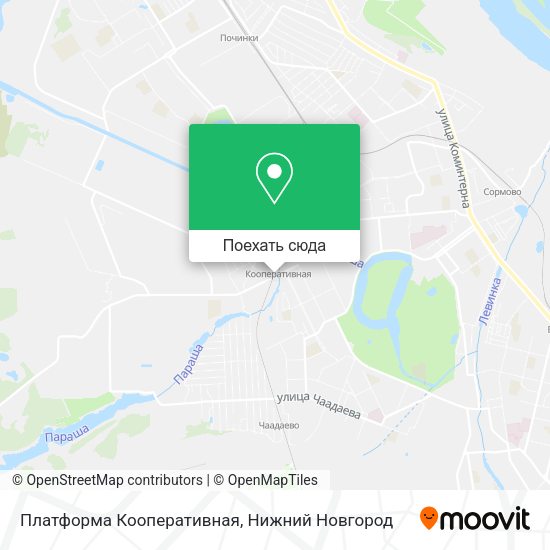Карта Платформа Кооперативная