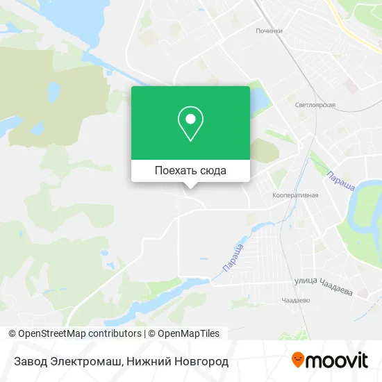 Карта Завод Электромаш