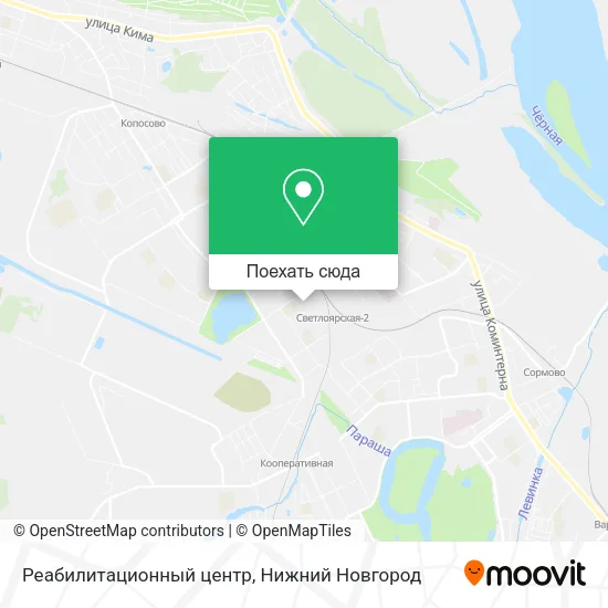 Карта Реабилитационный центр