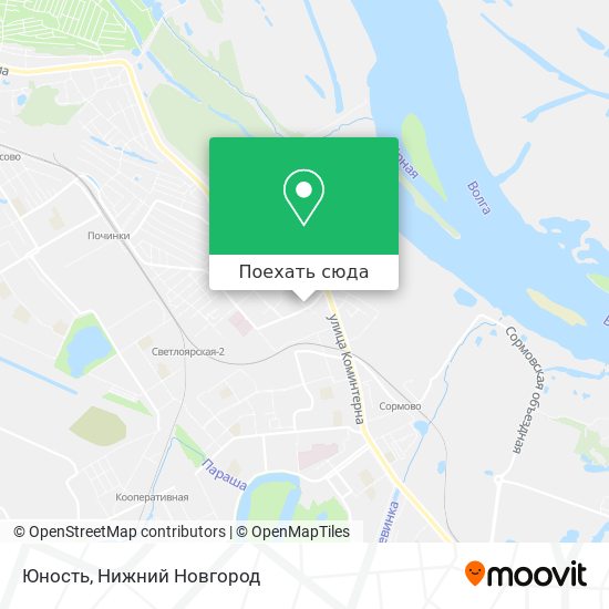 Карта Юность