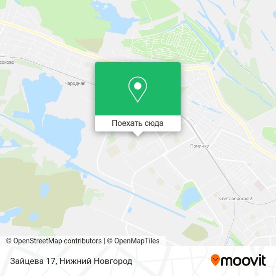 Карта Зайцева 17