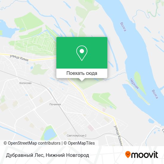 Карта Дубравный Лес