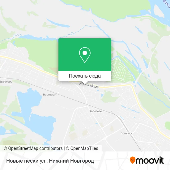 Карта Новые пески ул.