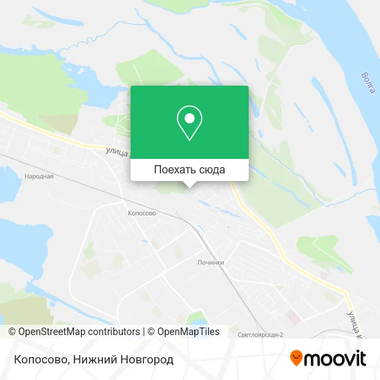 Карта Копосово