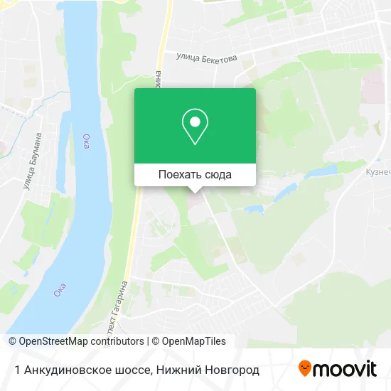 Карта 1 Анкудиновское шоссе
