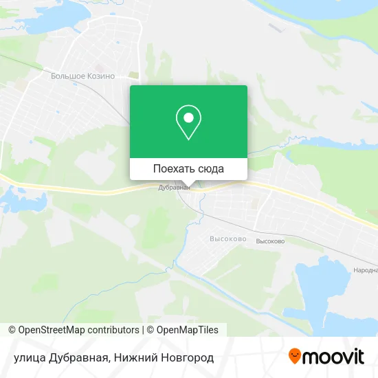 Карта улица Дубравная