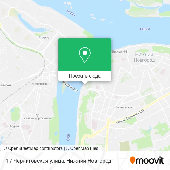 Карта 17 Черниговская улица