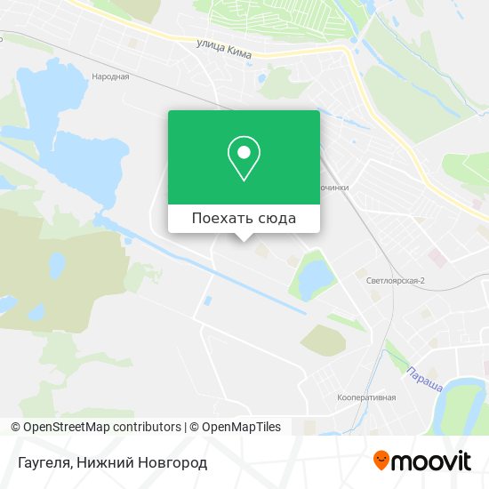 Карта Гаугеля
