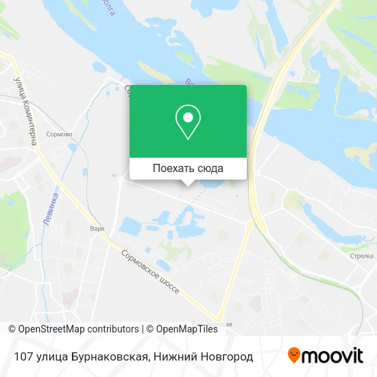 Карта 107 улица Бурнаковская