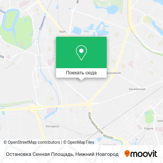 Карта Остановка Сенная Площадь