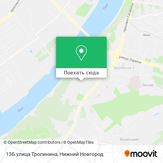 Карта 13Б улица Тропинина