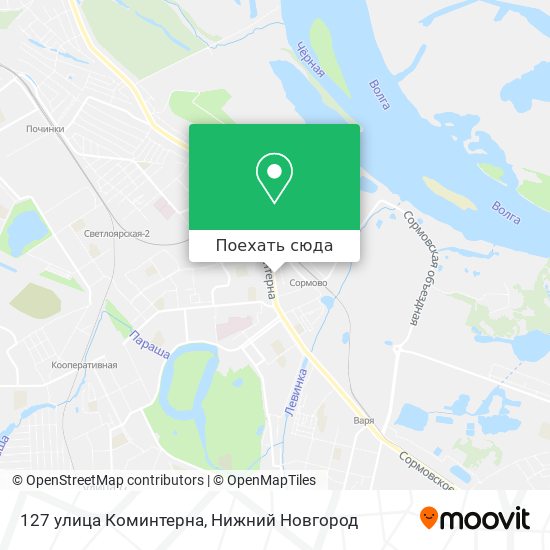 Карта 127 улица Коминтерна