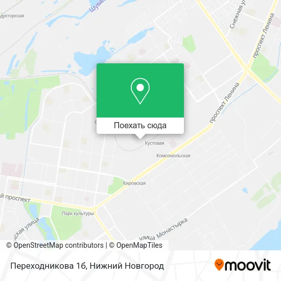 Карта Переходникова 1б
