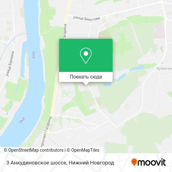 Карта 3 Анкудиновское шоссе