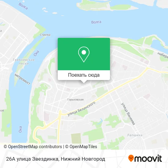 Карта 26А улица Звездинка