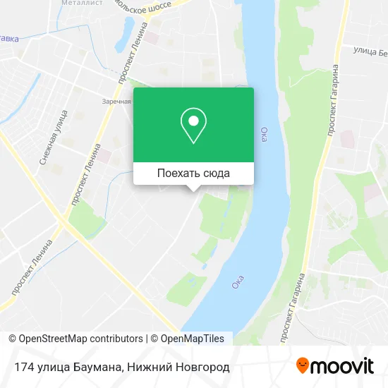 Карта 174 улица Баумана