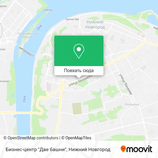 Карта Бизнес-центр "Две башни"