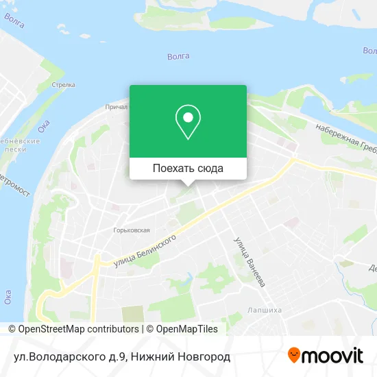 Карта ул.Володарского д.9