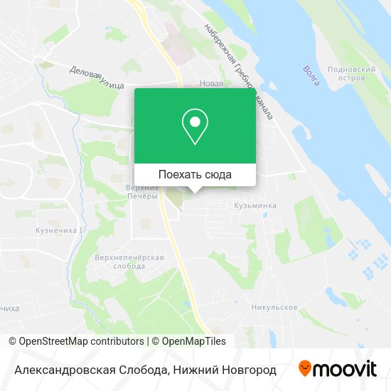 Карта Александровская Слобода