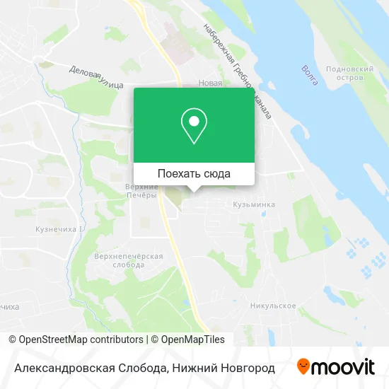 Карта Александровская Слобода