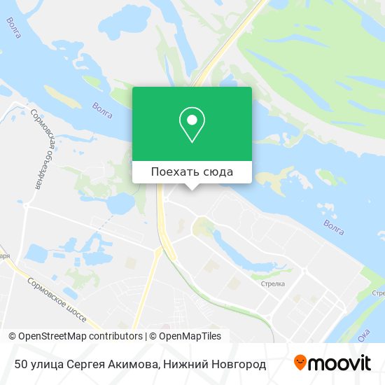 Карта 50 улица Сергея Акимова