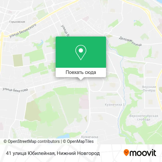 Карта 41 улица Юбилейная