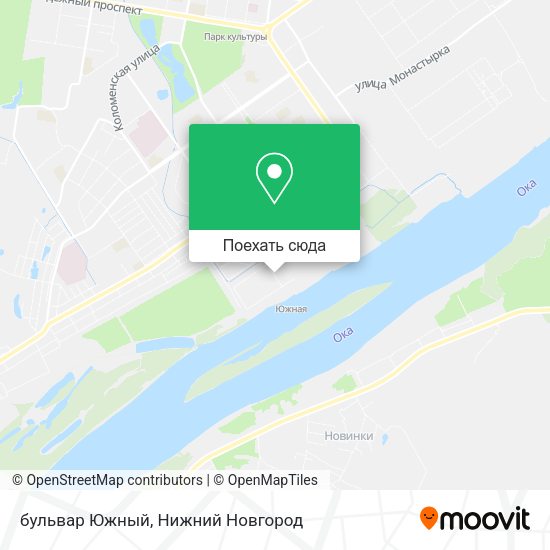 Карта бульвар Южный