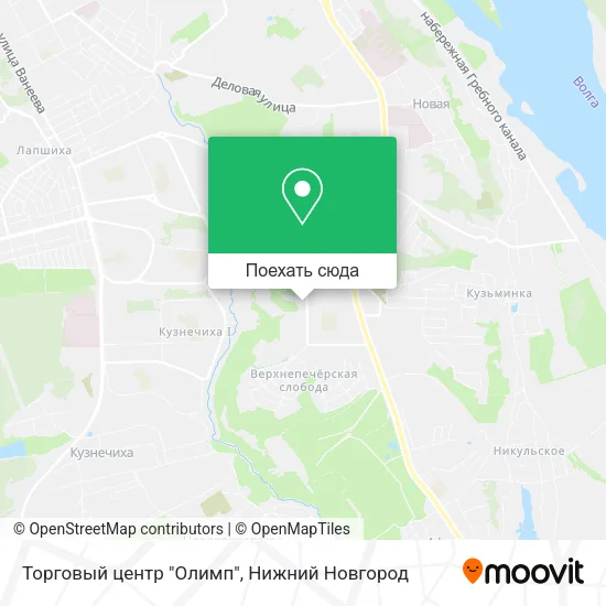 Карта Торговый центр "Олимп"