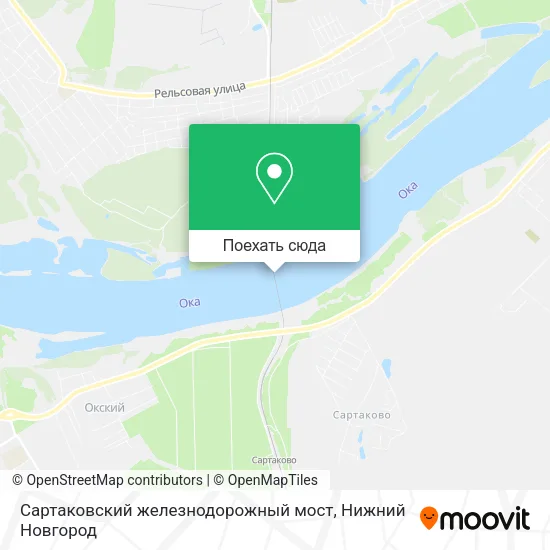 Карта Сартаковский железнодорожный мост