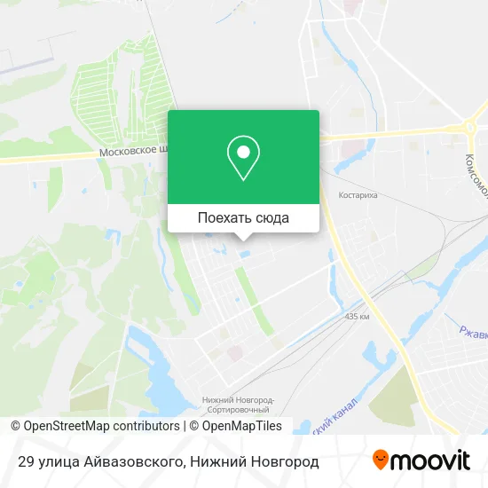 Карта 29 улица Айвазовского