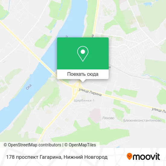 Карта 178 проспект Гагарина