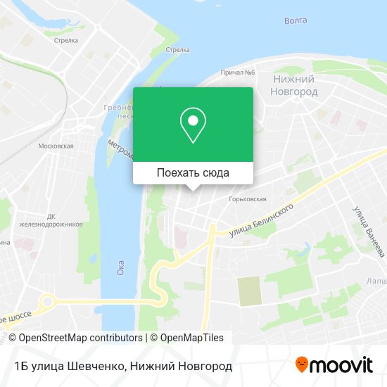 Карта 1Б улица Шевченко