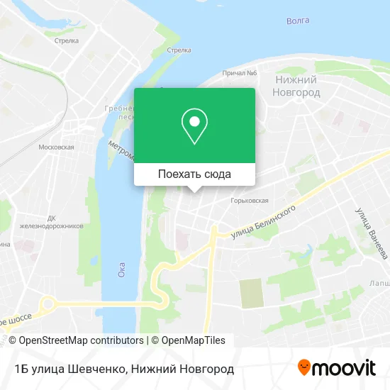 Карта 1Б улица Шевченко