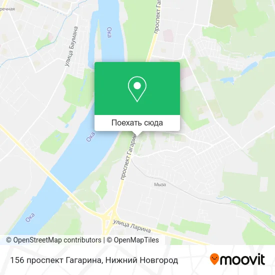 Карта 156 проспект Гагарина