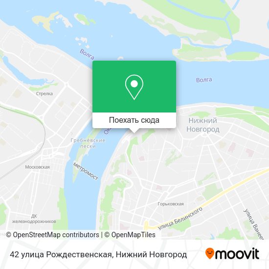 Карта 42 улица Рождественская