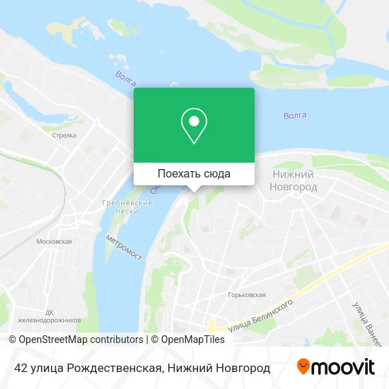 Карта 42 улица Рождественская