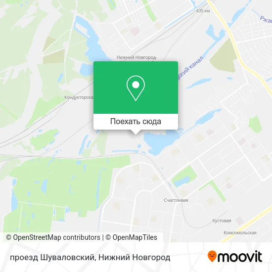 Карта проезд Шуваловский