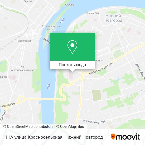 Карта 11А улица Красносельская