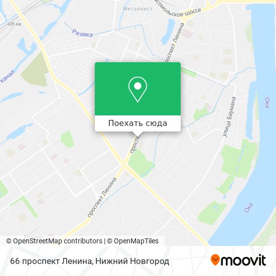 Карта 66 проспект Ленина