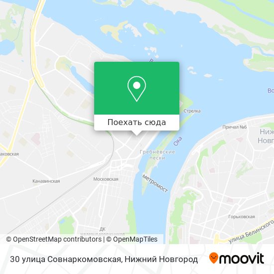 Карта 30 улица Совнаркомовская