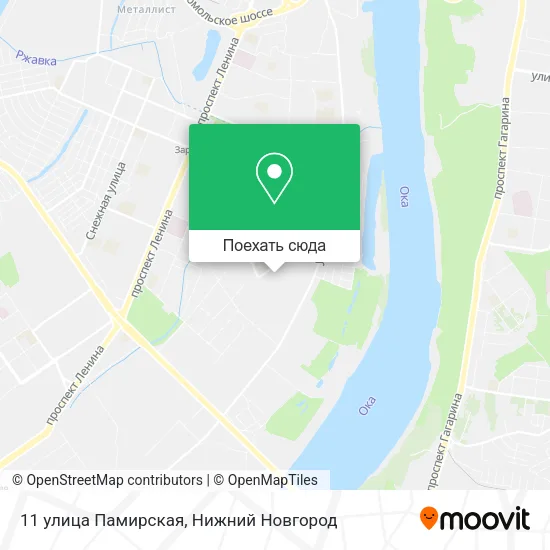 Карта 11 улица Памирская