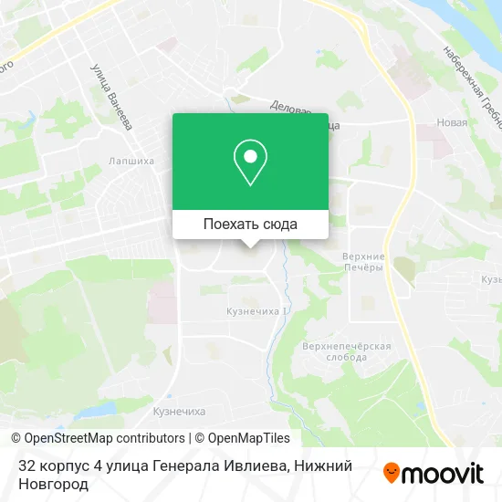 Карта 32 корпус 4 улица Генерала Ивлиева