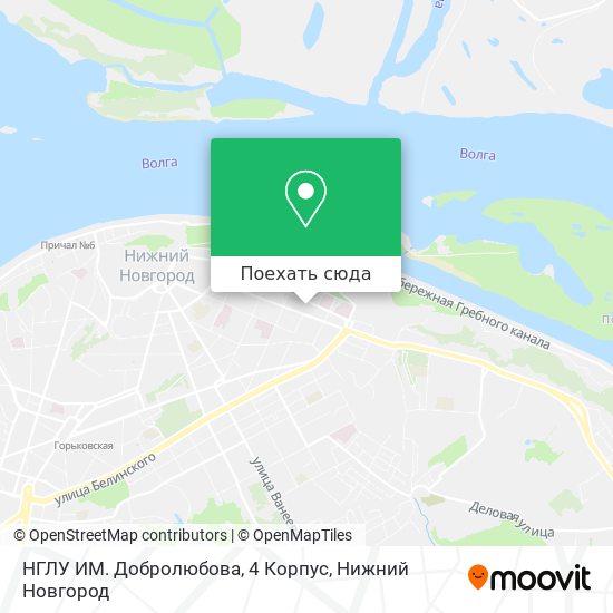 Карта НГЛУ ИМ. Добролюбова, 4 Корпус