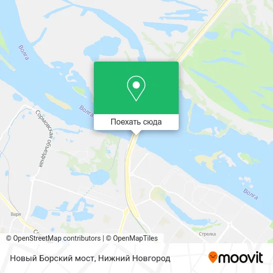 Карта Новый Борский мост