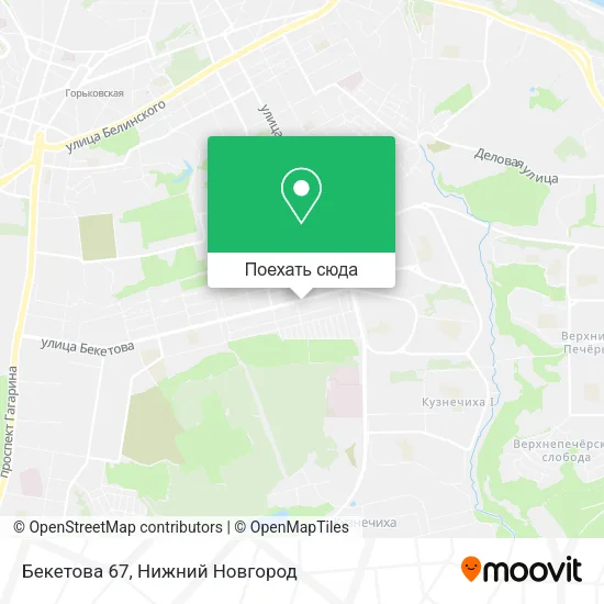 Карта Бекетова 67