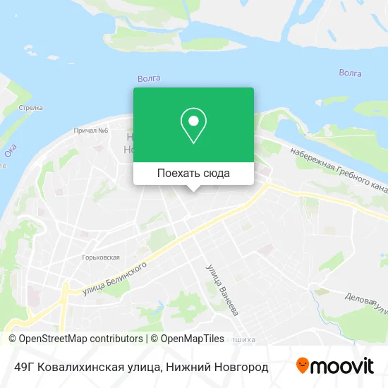 Карта 49Г Ковалихинская улица
