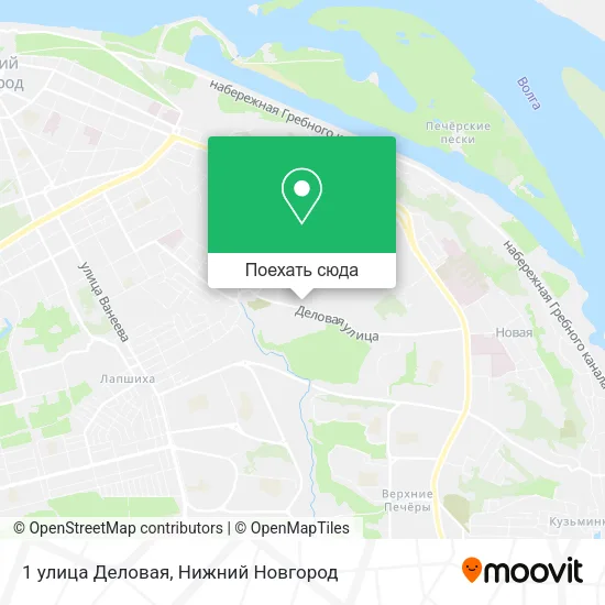 Карта 1 улица Деловая