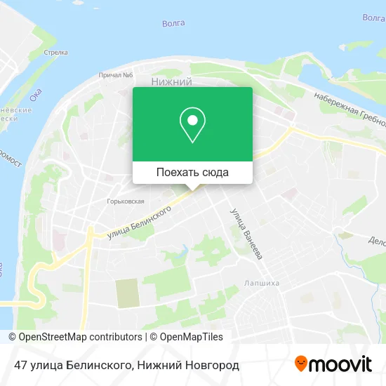 Карта 47 улица Белинского