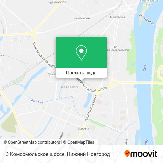 Карта 3 Комсомольское шоссе