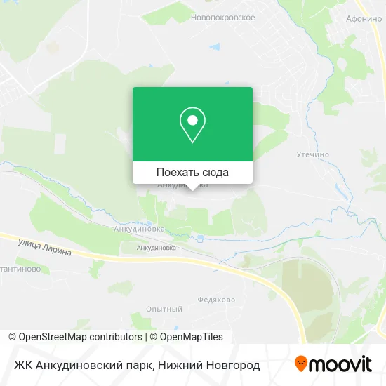 Карта ЖК Анкудиновский парк